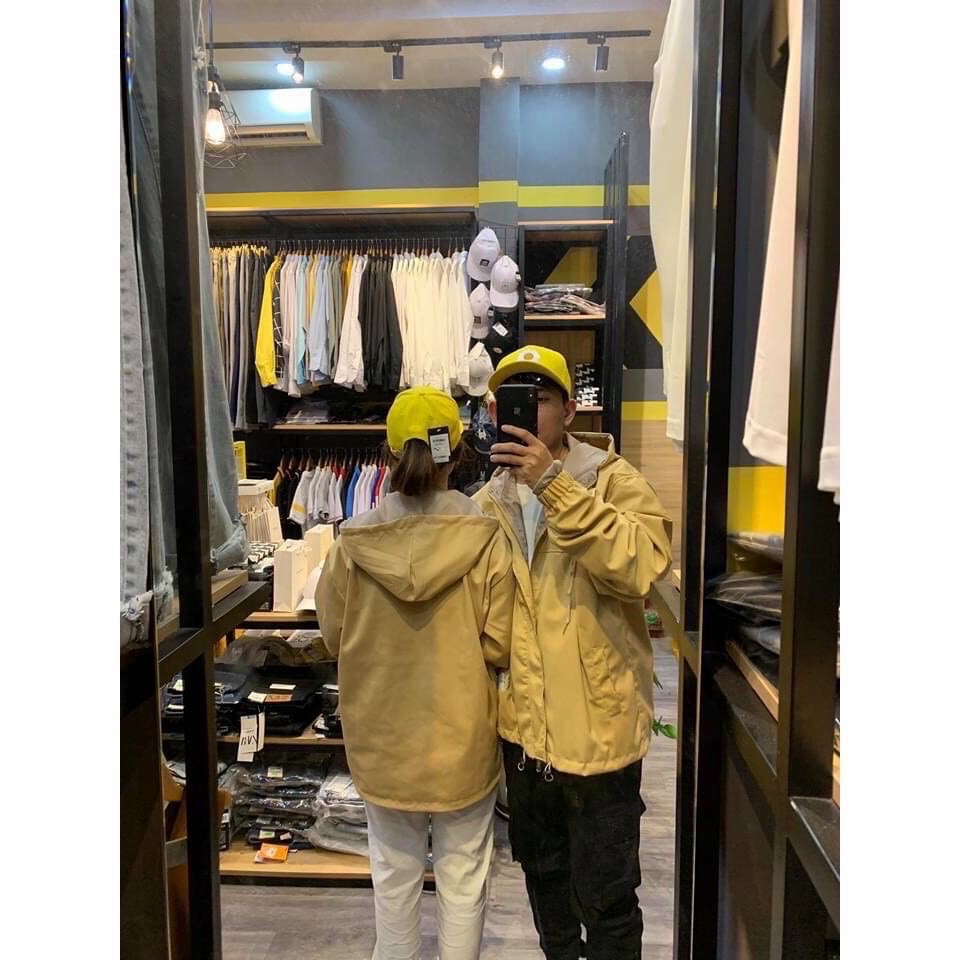 Áo Khoác Kaki Trơn Unisex 2 Lớp Xịn Mịn, Áo Khoác Kaki Dây Kéo Có Mũ Chống Nắng Gió Tốt.