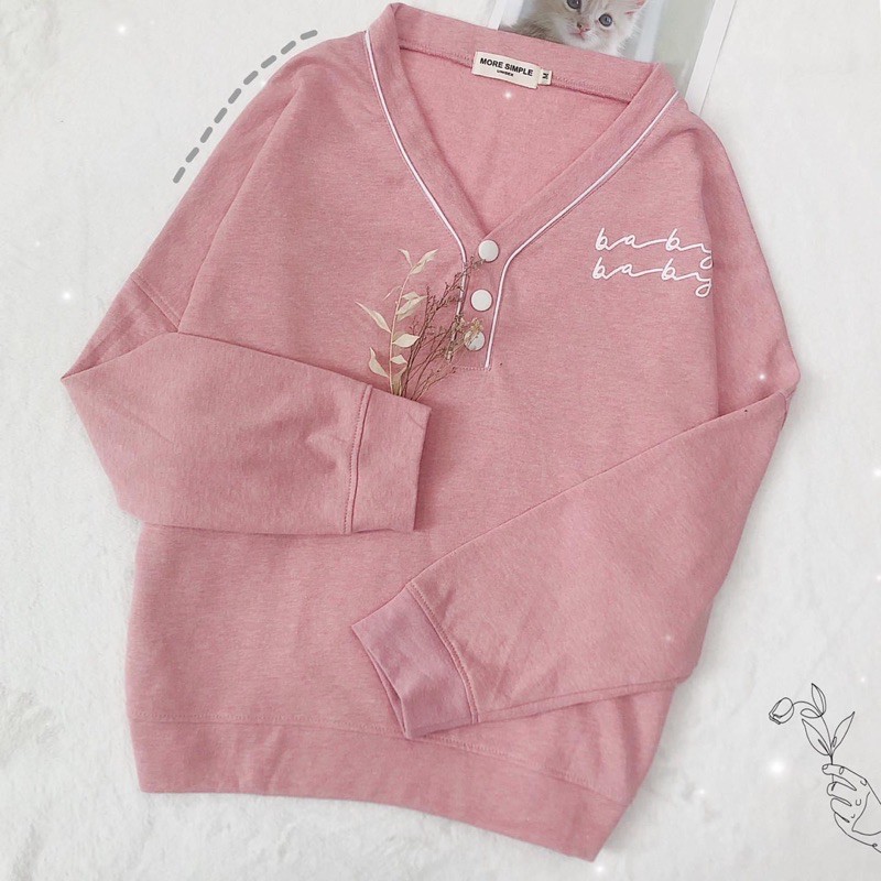  Áo Sweater Baby Jem Closet Unisex ( Hình thật 100% )