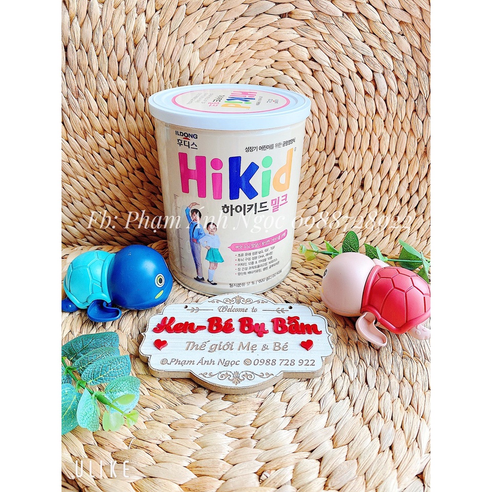 Sữa Hikid vani Hàn Quốc 600g