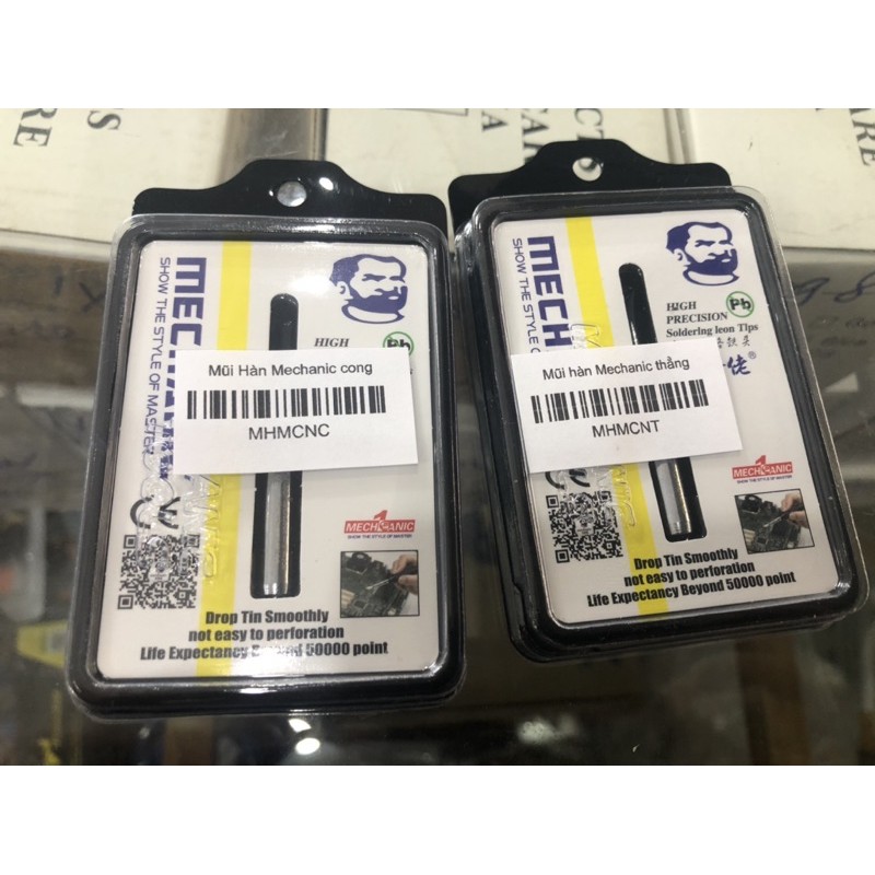 Mũi hàn bạc Mechanic thẳng ,cong