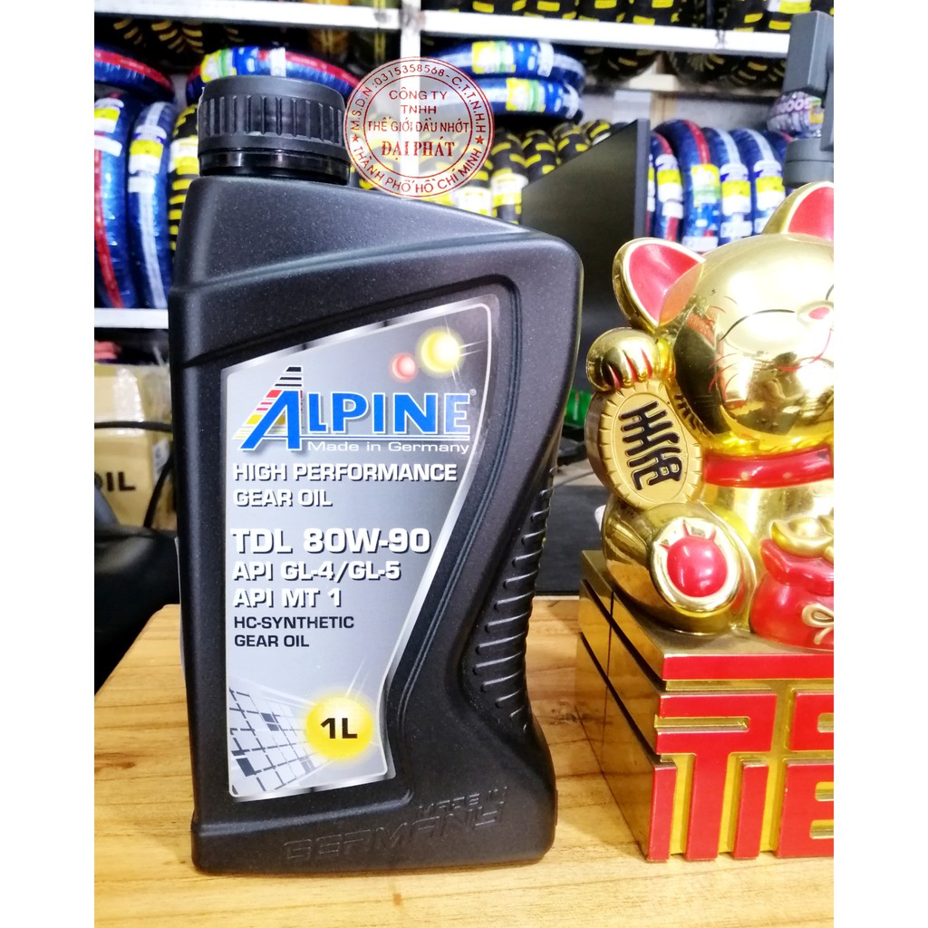 Nhớt hộp số ALPINE GEAR OIL 80W-90 GL-4/GL-5