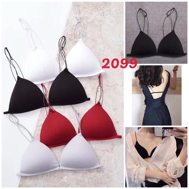 Áo Bra Dây Mảnh Cài Trước Siêu Hot MS 2099