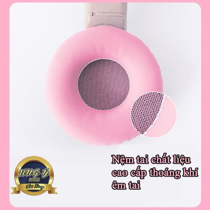 Tai Nghe Mèo Bluetooth, Headphone Tai Mèo Dễ Thương Có Mic,Âm Bass Mạnh Mẽ Và Dung Lượng Pin Khủng 400mAh BH 12 Tháng | BigBuy360 - bigbuy360.vn