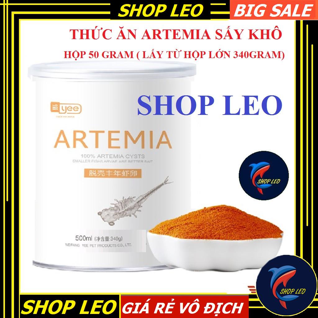 Thức ăn artemia YEE hộp (50 gram) sấy khô - Thức ăn cá giàu dinh dưỡng - artemia chất lượng cao