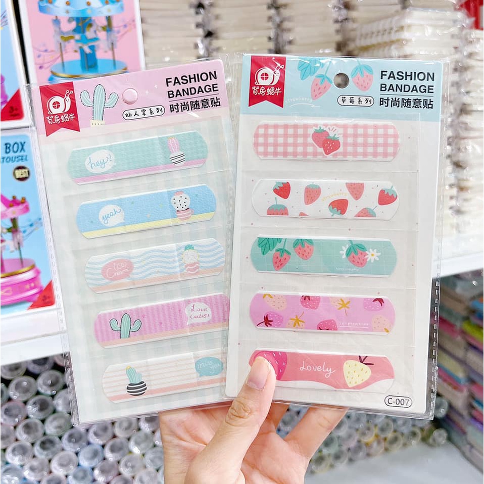 Băng cá nhân, băng keo cá nhân hình dễ thương cho bé