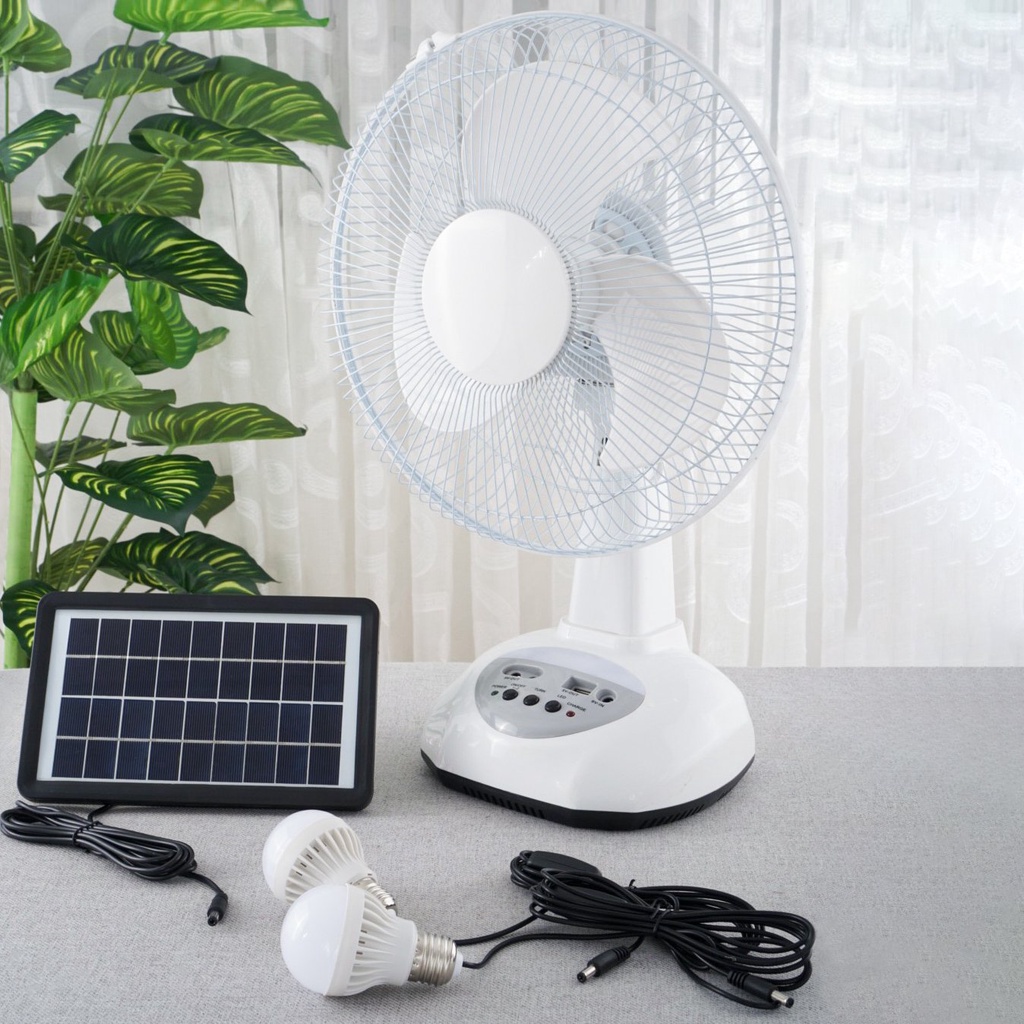 Quạt sạc tích điện Recharaeable Fan quạt sạc tích điện năng lượng mặt trời đa năng