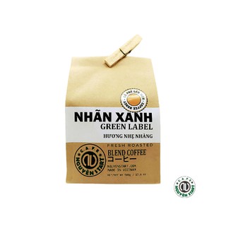 Cà phê rang xay - Nguyên Start Nhãn Xanh - pha phin va pha máy - gói 500gr