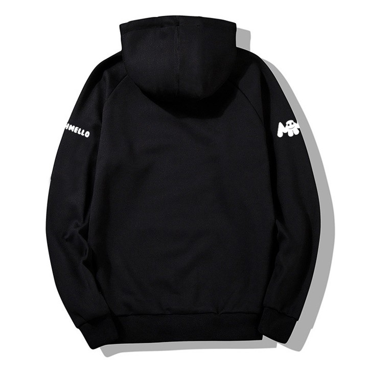 Hình thật - Áo Hoodie Nam DJ MarshMello vải nỉ ấm áp, cản gió hiệu quả cho mùa đông