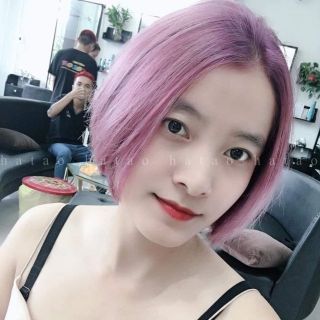 Thuốc Nhuộm Tóc Màu Tím Khói Kami( Thuốc nhuộm + Trợ nhuộm + Bột tẩy)