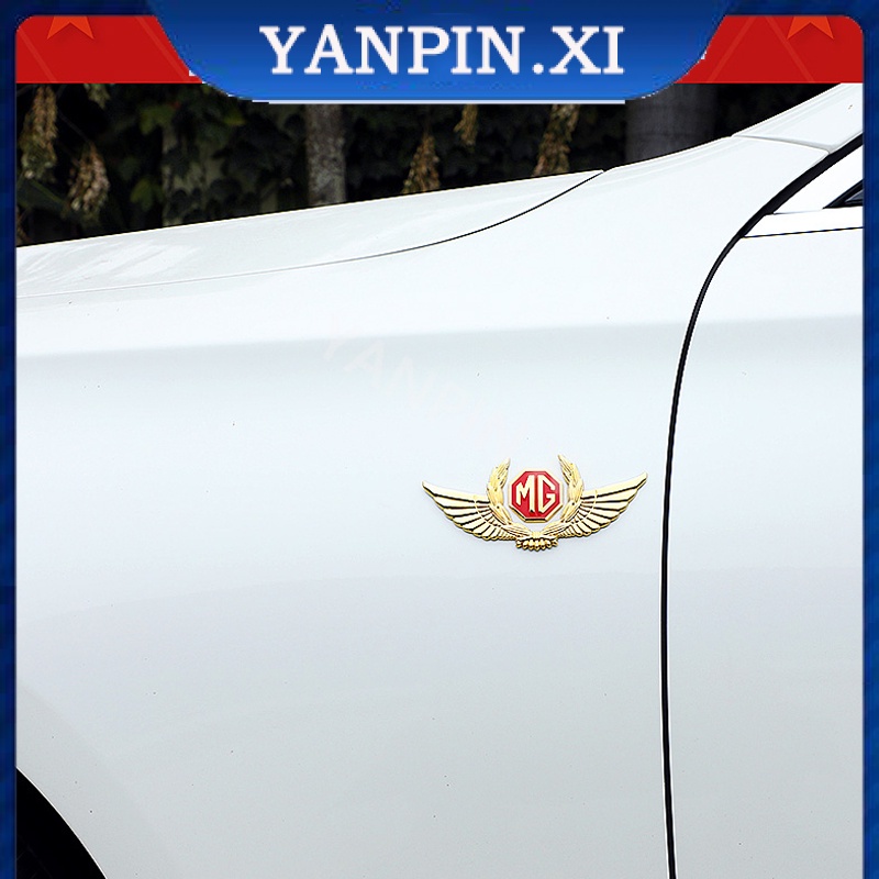 Phụ Kiện Trang Trí Hình Đôi Cánh 3D Bằng Kim Loại Dành Cho Xe Hơi TOYOTA