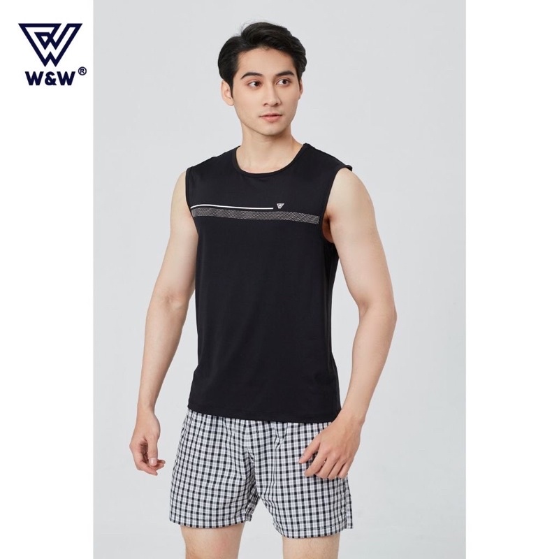 Áo Sát Nách Nam W&W Chất Vải Coolmax Cao Cấp, Siêu Thoáng Khí, Đanh Mịn Thoải Mái Trong Mọi Hoạt Động WTT14
