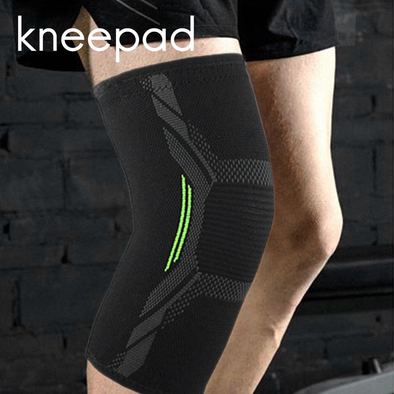 Breathable Basketball Football Sports Kneepad High Elastic Volleyball Knee Pads Brace Training Knee Support Protect M