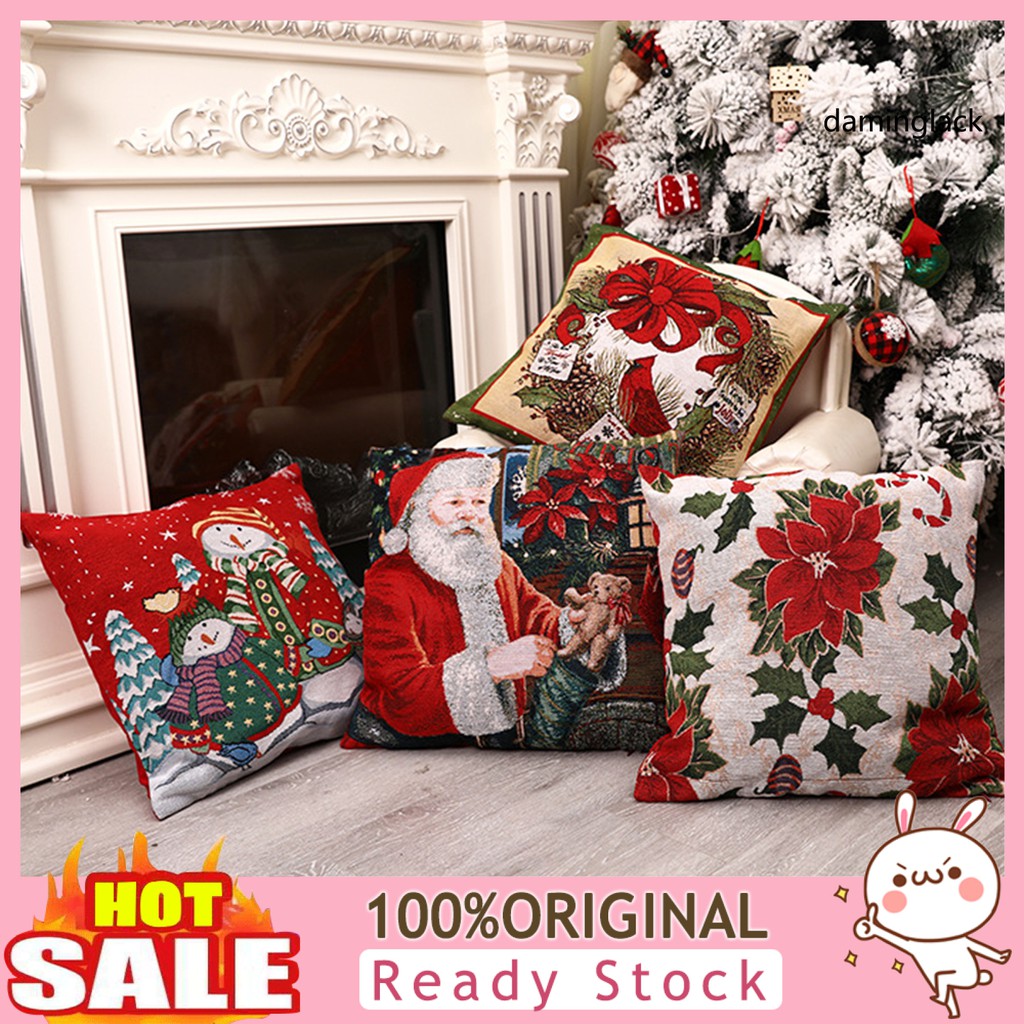 Vỏ bọc gối phong cách giáng sinh đa dạng tùy chọn thời trang độc đáo
