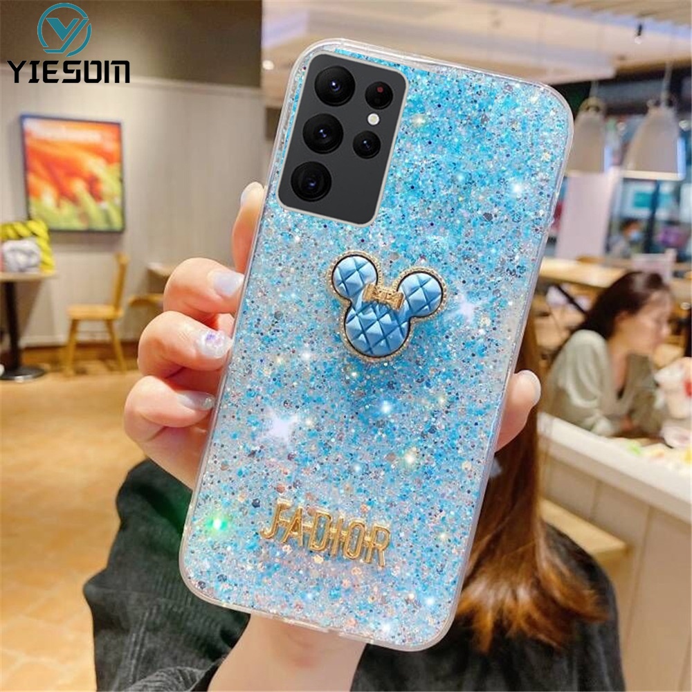 Ốp Điện Thoại Silicon Hoạt Hình Dễ Thương Cho Samsung Galaxy S22 S21 Ultra S22 S20 Plus S21 S20 FE S21 Plus Note 20 10 Ultra