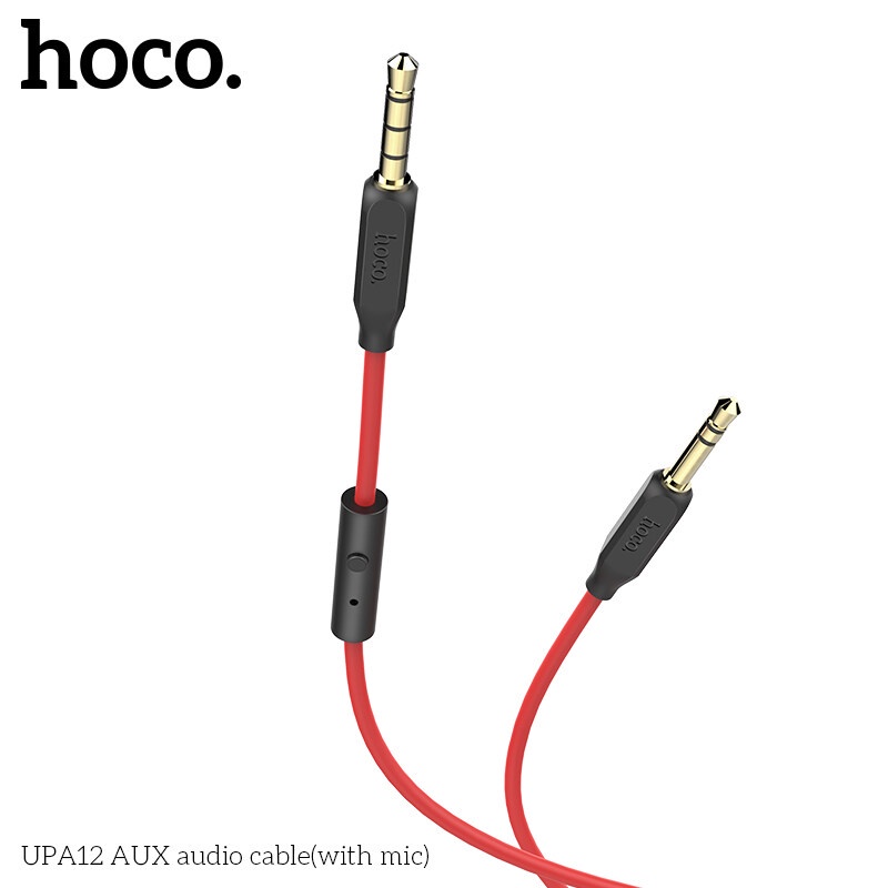 Dây cáp âm thanh HOCO. UPA12 giắc cắm 3.5mm 1m tiện lợi dành cho xe hơi