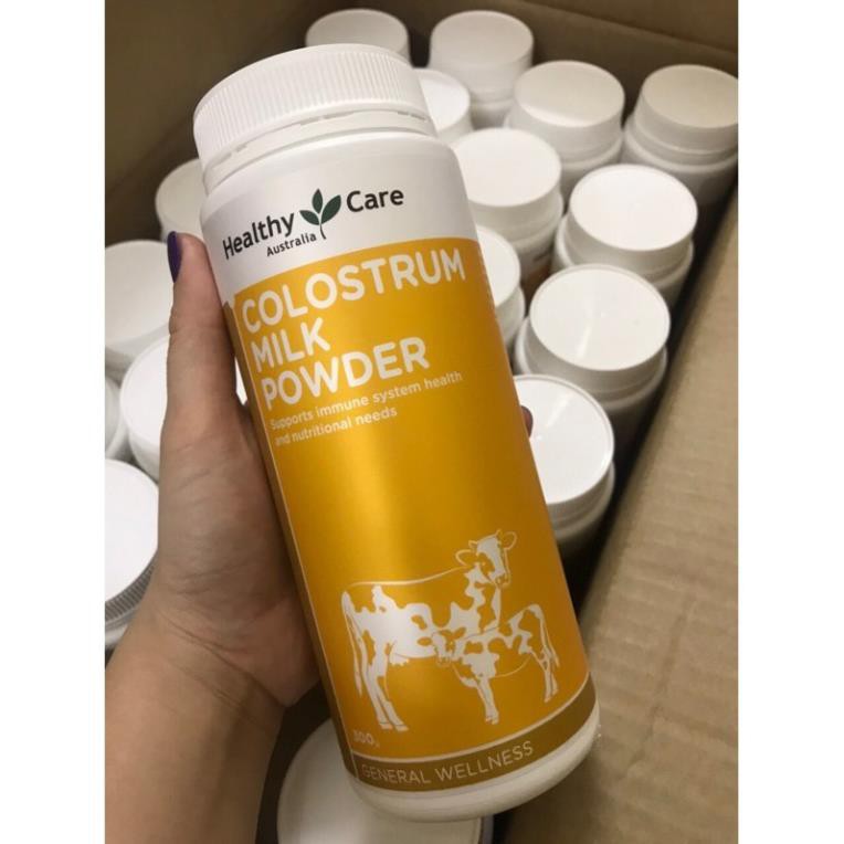 [Mẫu Mới] Sữa non Colostrum milk powder Healthy Care Úc 300g [Date 2023]