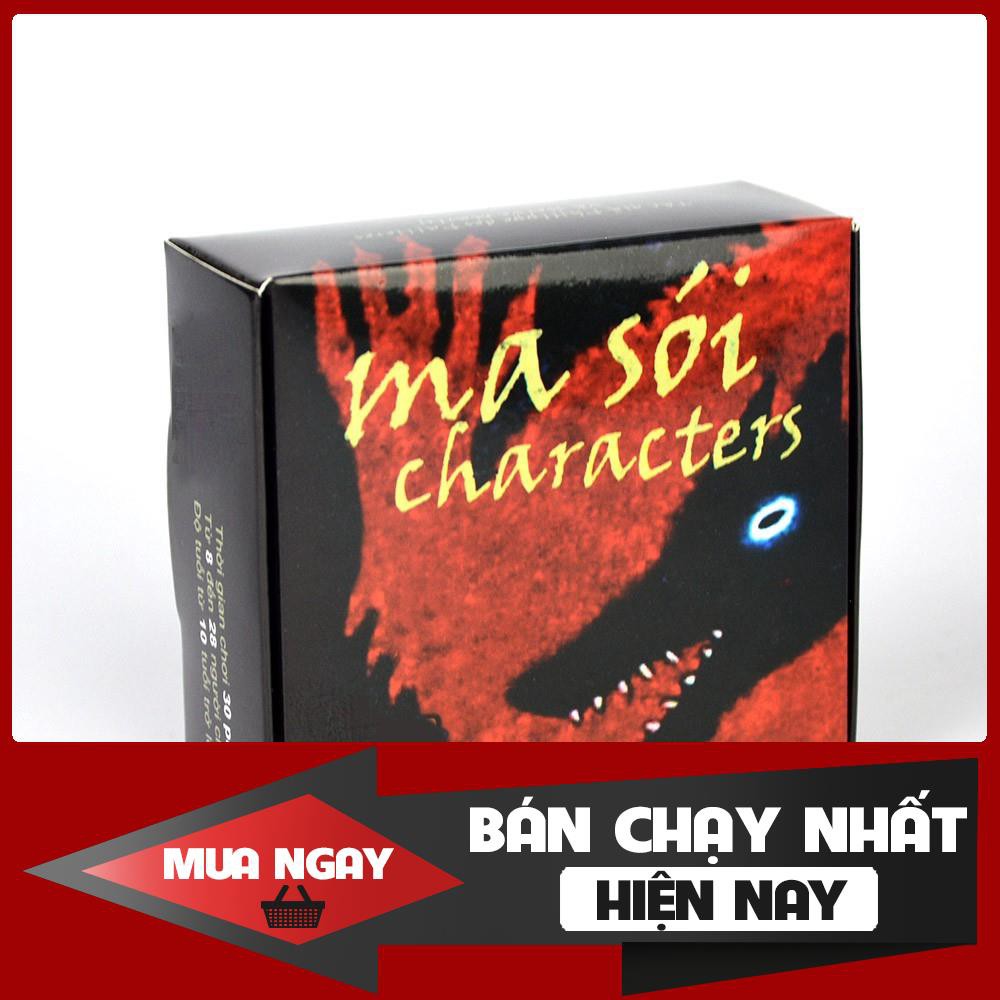 Thẻ bài Ma sói Character Việt Hóa Boardgame Hấp Dẫn