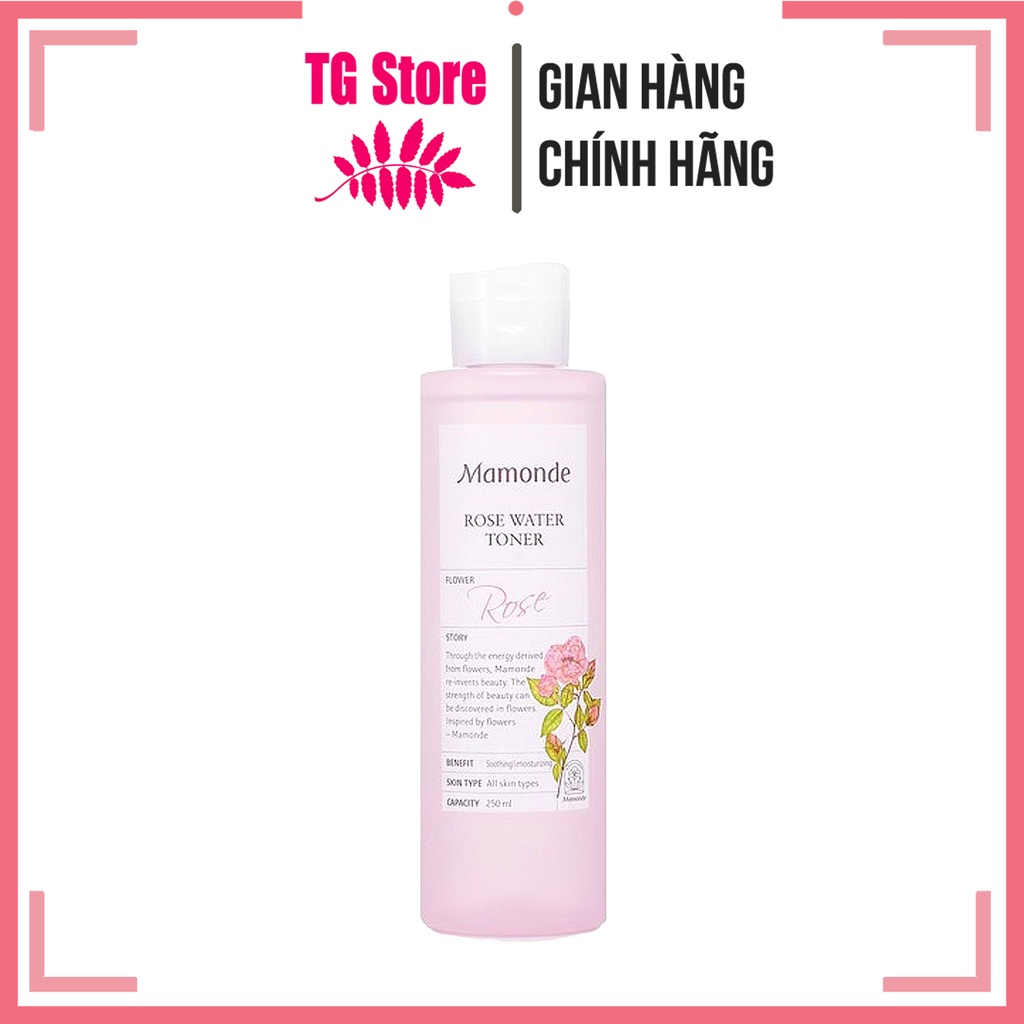 Nước Hoa Hồng Cung Cấp Độ Ẩm Mamonde Rose Water Toner (250ml)