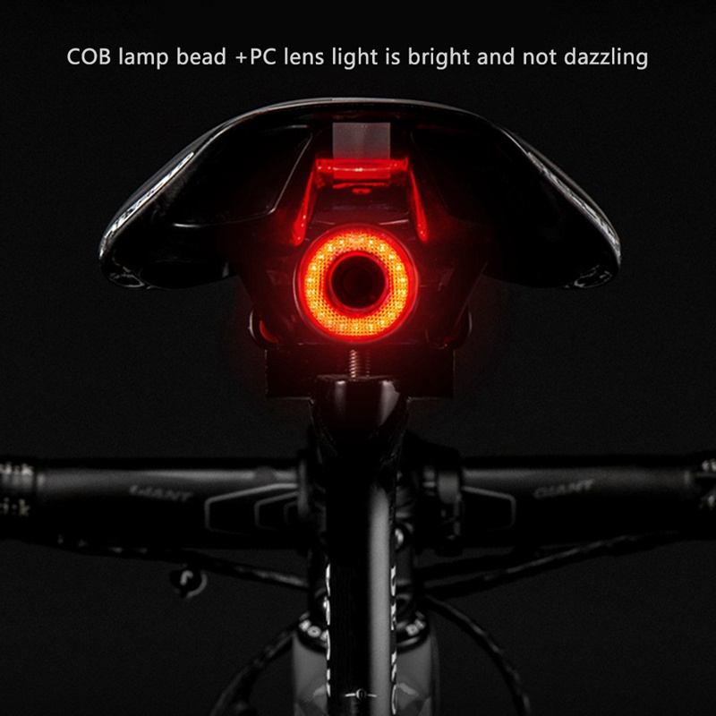 Rockbros Đèn Đuôi Xe Đạp Q5 Cảm Biến Thông Minh Chất Lượng Cao