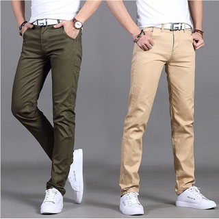 Quần kaki nam co giãn dáng côn