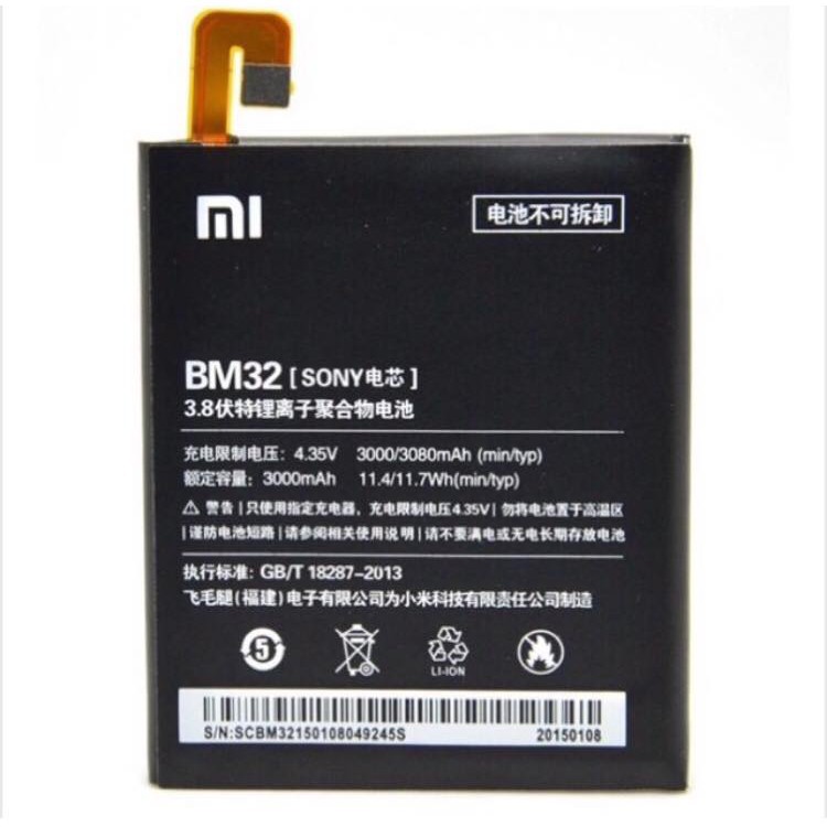 Pin cho điện thoại Xiaomi Mi4 BM32 xịn - Bảo hành 6 tháng