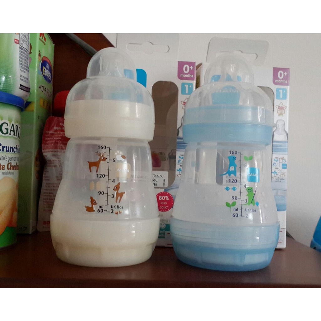 Bình sữa chống đầy hơi Mam Đức 160ml &amp; 260ml &amp; 320ml