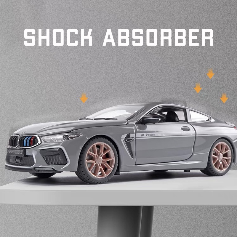 Mô Hình Xe Hơi BMW M8 Manhart Bằng Hợp Kim Tỉ Lệ 1: 24