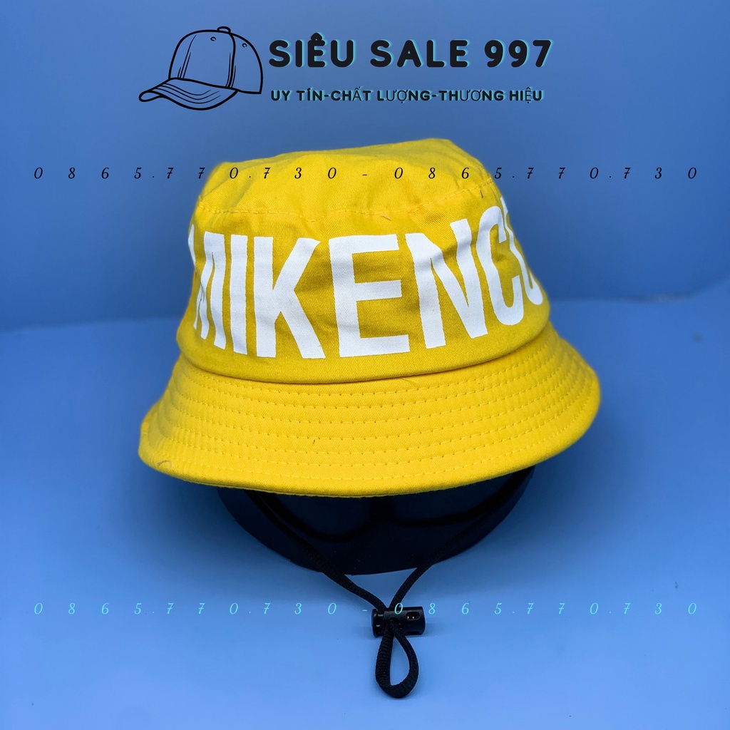 MŨ BUCKET MIKENCO TRẺ EM 3T- 12T NHIỀU MÀU THỜI TRANG SIÊU ĐẸP CÓ DÂY