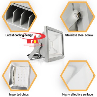Đèn pha led 20w đổi màu - Pha led 20w RGB