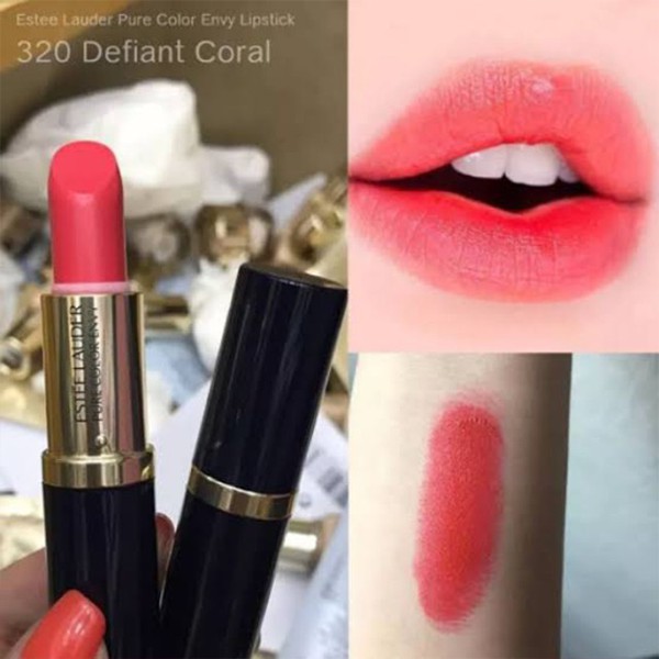 Son môi, son lì pha dưỡng, son Estee Lauder Pure Color Envy Sculpting Lipstick minisize 1.2g, cho môi căng mọng, gợi cảm | BigBuy360 - bigbuy360.vn