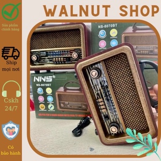 Loa blutooth - đài radio vintage vân gỗ || Loa blutoth cổ điển
