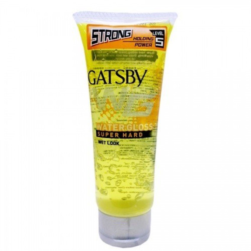 Gel tạo hình tóc siêu cứng Gatsby water gloss super Hard Level 5 170g (Indonesia)