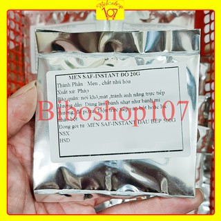 Men khô bánh mỳ lạt Saf-Instant đỏ Pháp gói 20g