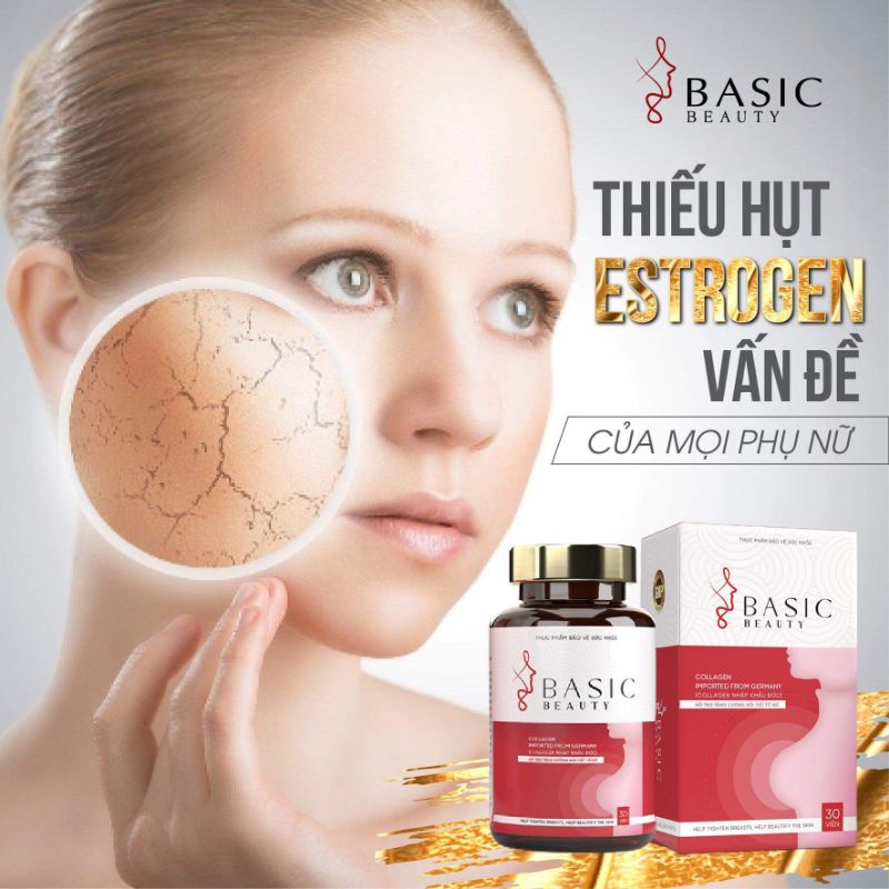 [BASIC BEAUTY GIÁ TỐT] viên uống toả hương,căng tròn vòng 1,sáng mịn làn da, đánh bay bốc hoả,đau đầu,hết ngay cáu gắt