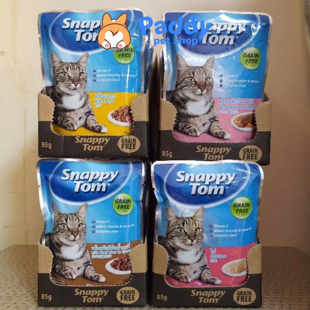 Pate Snappy Tom Cho Mèo Trên 2 Tháng Tuổi (85g)