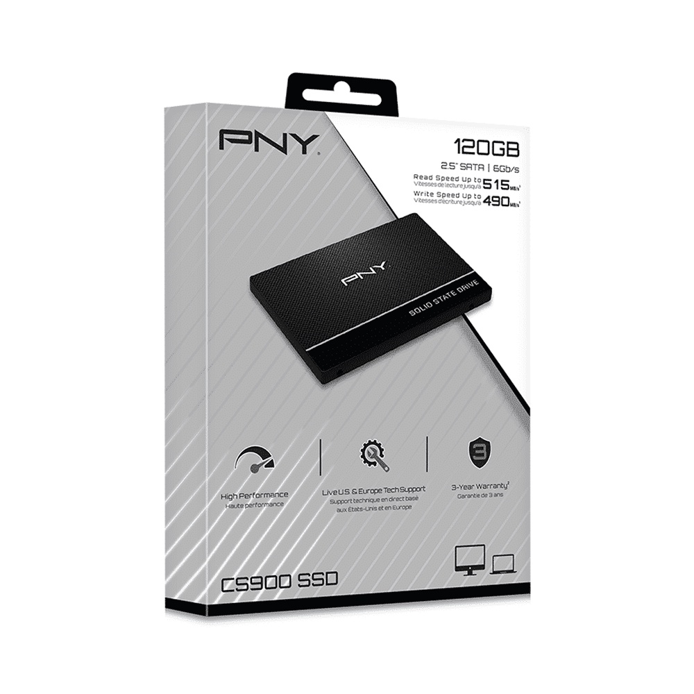 Ổ cứng SSD PNY CS900 2.5-Inch SATA III 120GB SSD7CS900-120-RB