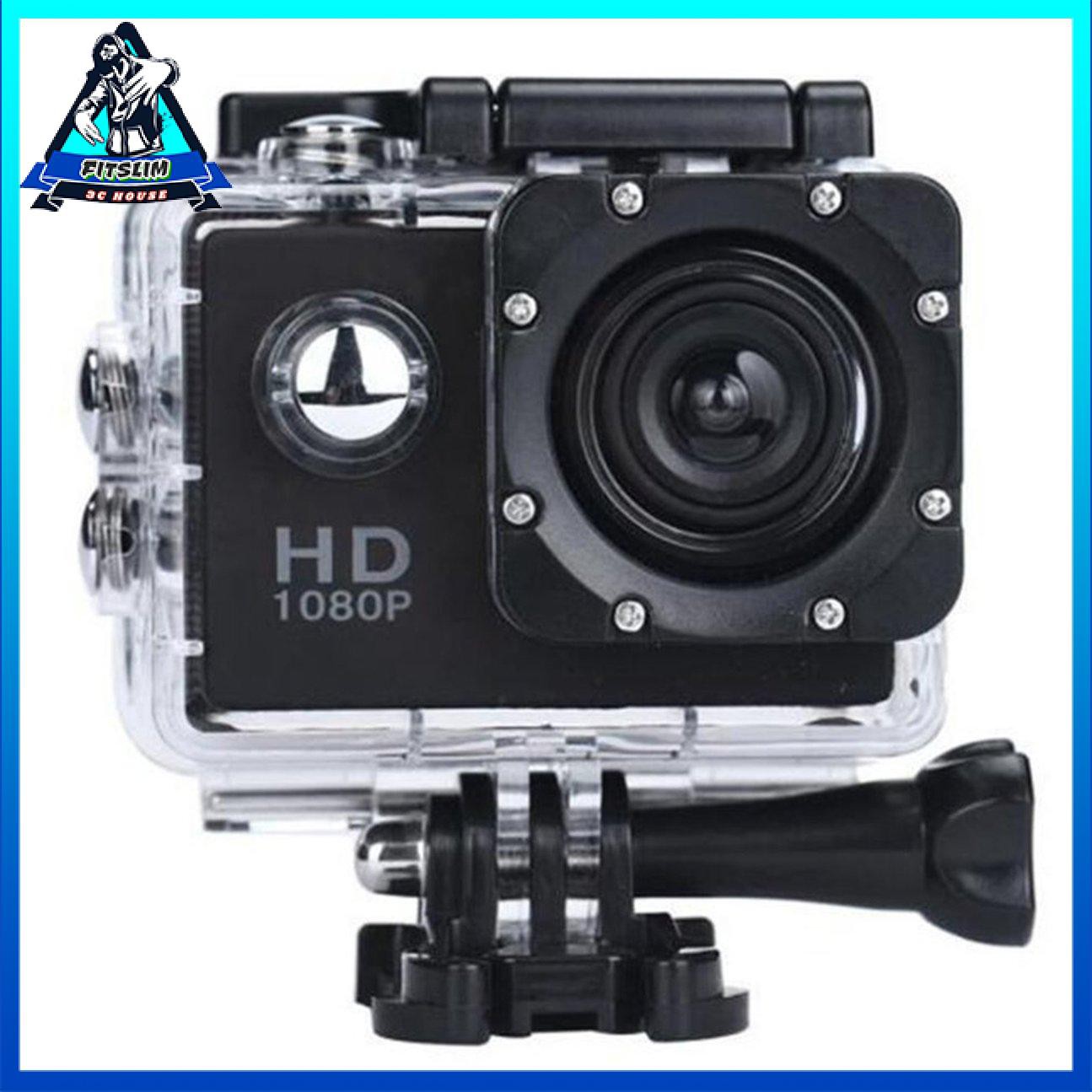 Camera thể thao Camera hành trình ngoài trời 1080P Camera lái xe 2.0 inch