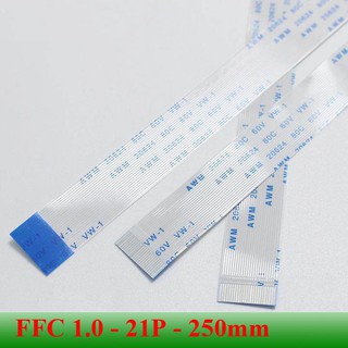 Cable FFC 1.0mm 21 pin dài 250mm  AWM 20264