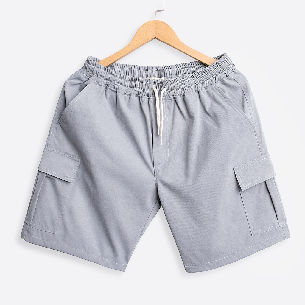 Quần Short Nam Túi Hộp Unisex ROUGH Chất Kaki Co Giãn, 5 Màu Trẻ Trung