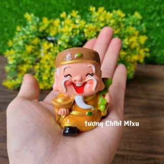 Bộ đôi ông bà Thổ Địa, Thổ Địa Ông - Thổ Địa Bà 6cm