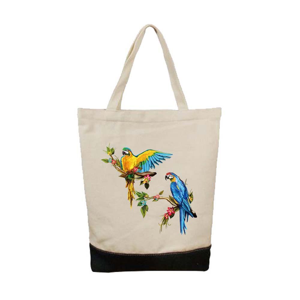 Sticker Ủi Thêu Hình Chim Vẹt Dễ Thương