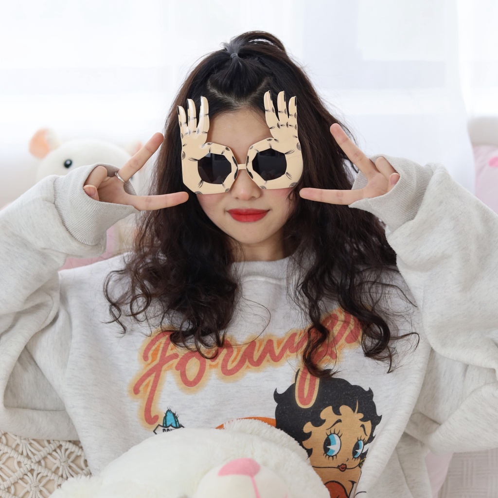 Mắt Kính Phong Cách hip hop 'OK' OK Vui Nhộn Dùng Làm Đạo Cụ Chụp Ảnh / Trang Trí Tiệc
