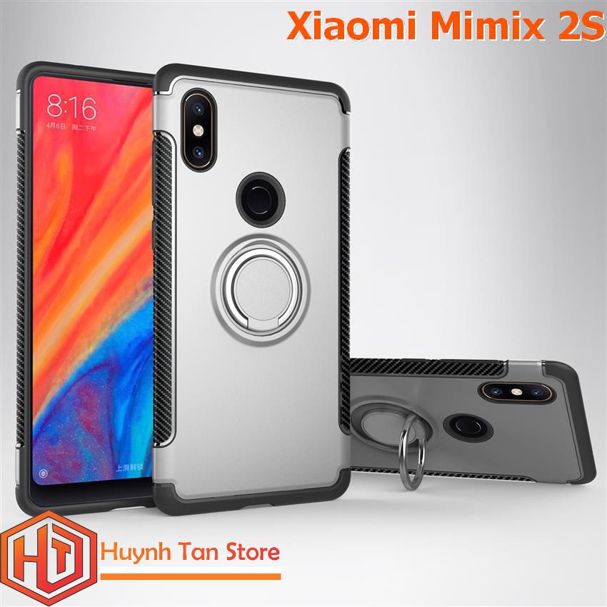 Ốp lưng Xiaomi Mi Mix 2s, Mimix 2S cao su chống sốc giáp ô tô