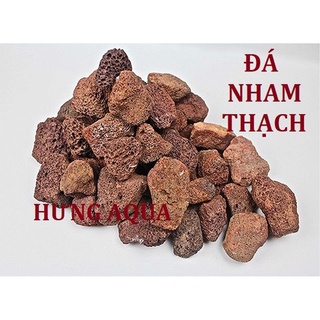 Vật liệu lọc đá nham thạch - nham thạch lọc nước bể cá, vật liệu lọc nước hồ cá giúp lọc sạch và trong nước.