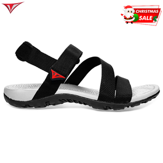 [Fullbox] Giày Sandal Nam Việt Thủy Quai Chéo Đen - VT06