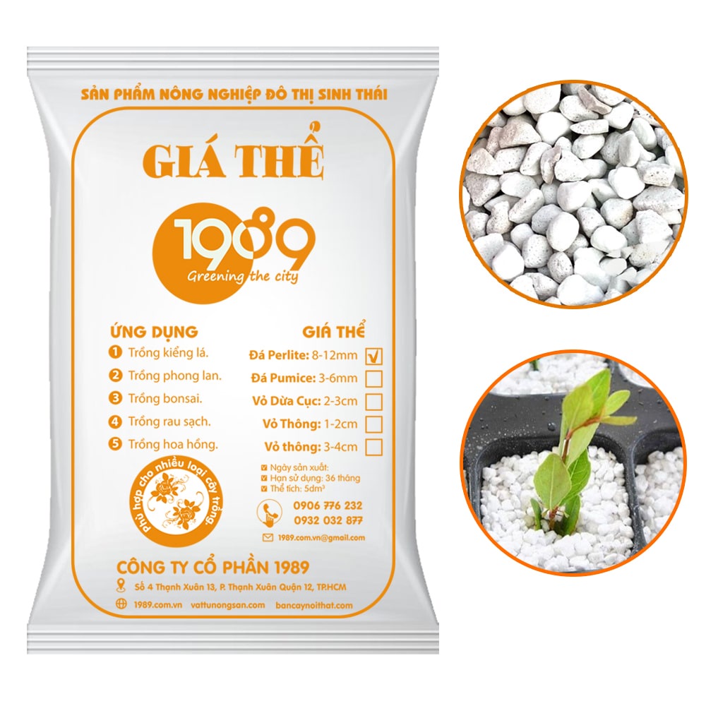Đá perlite - đá trân châu chuyên sử dụng trồng lan, kiểng ká và các loại cây indoor | Vật Tư Nông Sản