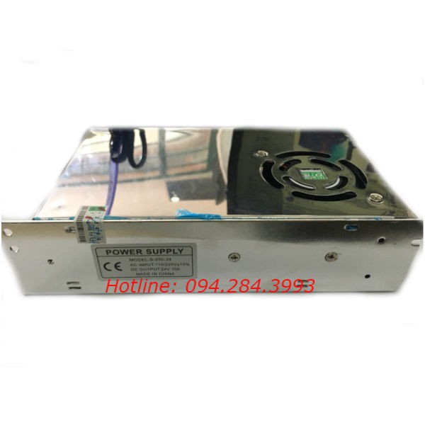 Nguồn tổ ong 24V 10A có quạt