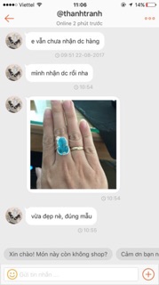 Nhẫn tỳ hưu bạc phong thuỷ ( có ảnh thật feedback của Kh)