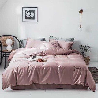 [Có Video thật] Bộ chăn ga gối Lụa Sumoi 60s nhập khẩu cao cấp (mẫu y hình)