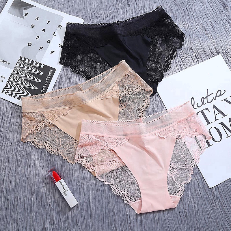 Quần lót lưng vừa thoáng khí cực kỳ quyến rũ cho nữ size S-XL